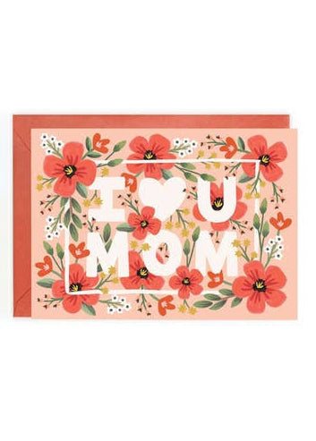 I Love You Mom Greeting Card Home & Lifestyle