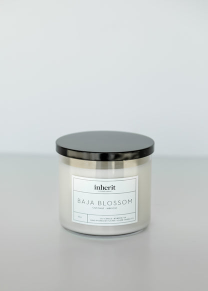 Inherit Ethereal Scented Soy Candle 18oz Gifts Baja Blossom