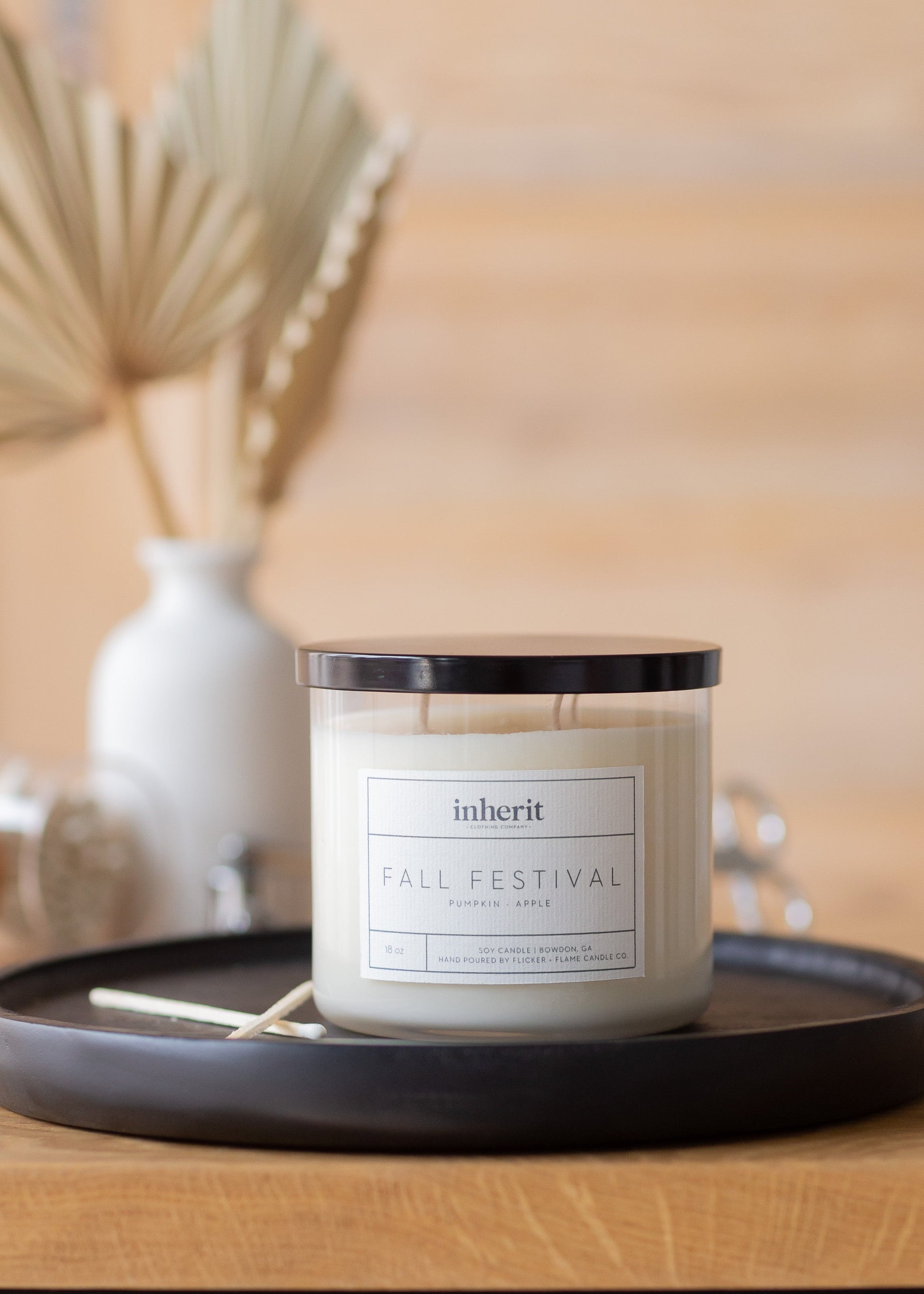 Inherit Fall Scented Soy Candle 18 oz. Gifts Fall Festival