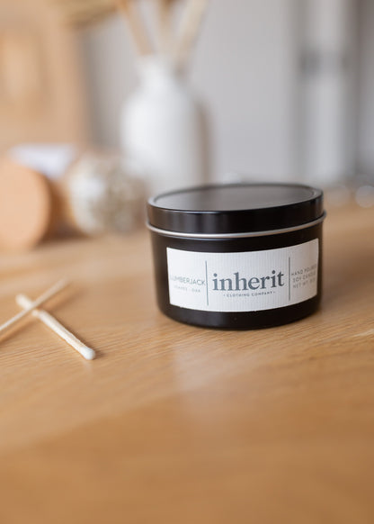 Inherit Fall Scented Soy Candle 4 oz. Gifts Lumberjack