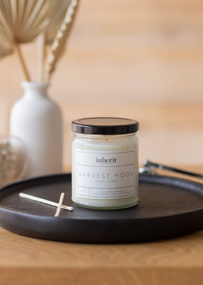 Inherit Fall Scented Soy Candle 9 oz. Gifts Harvest Moon