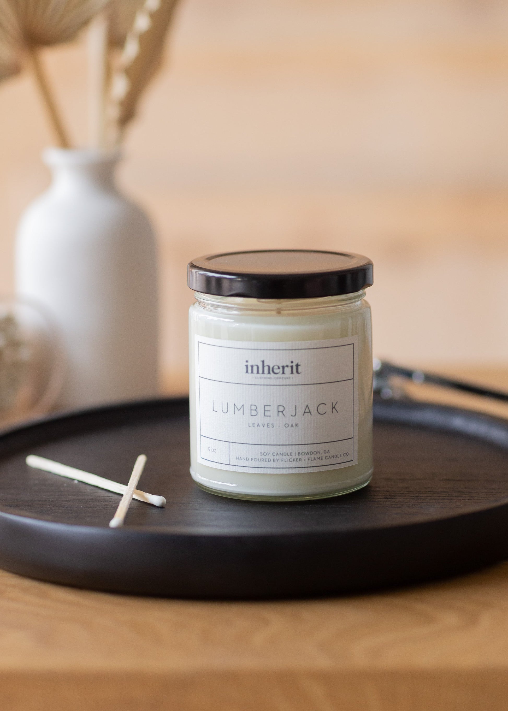 Inherit Fall Scented Soy Candle 9 oz. Gifts Lumberjack