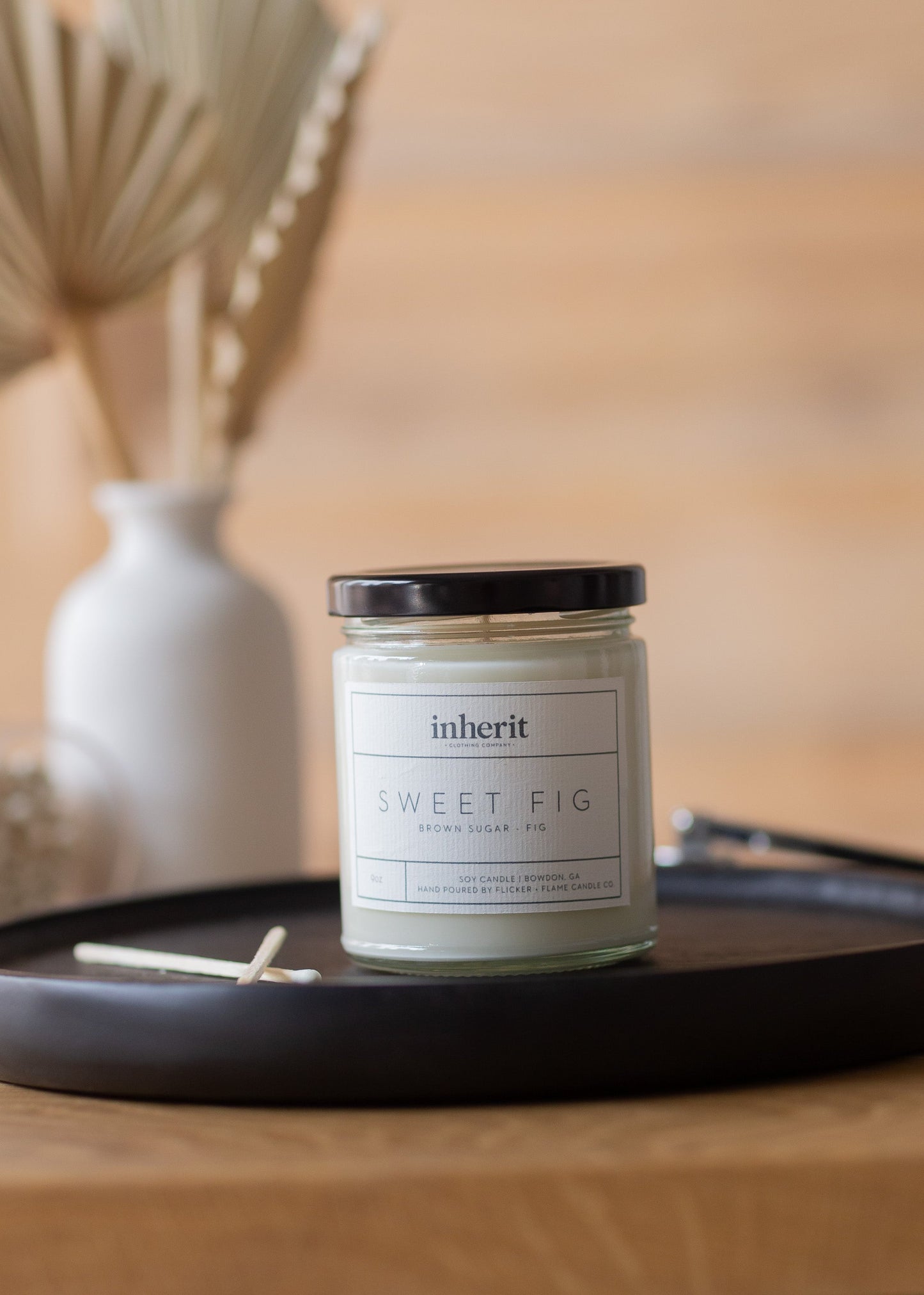 Inherit Fall Scented Soy Candle 9 oz. Gifts Sweet Fig