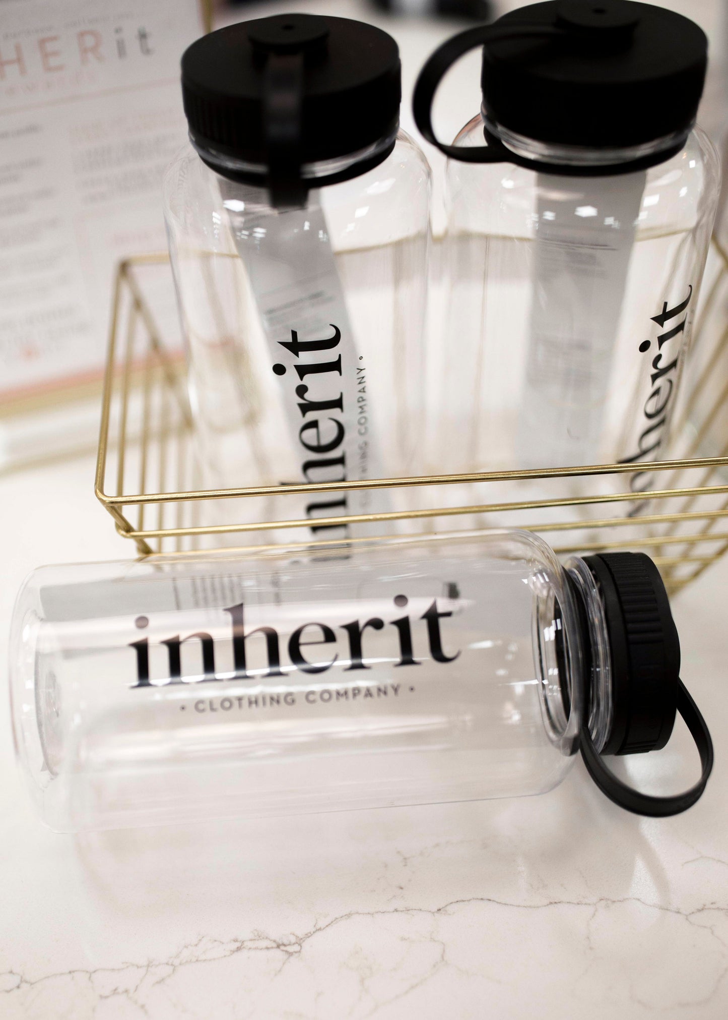 Inherit Logo Water Bottle Home & Lifestyle