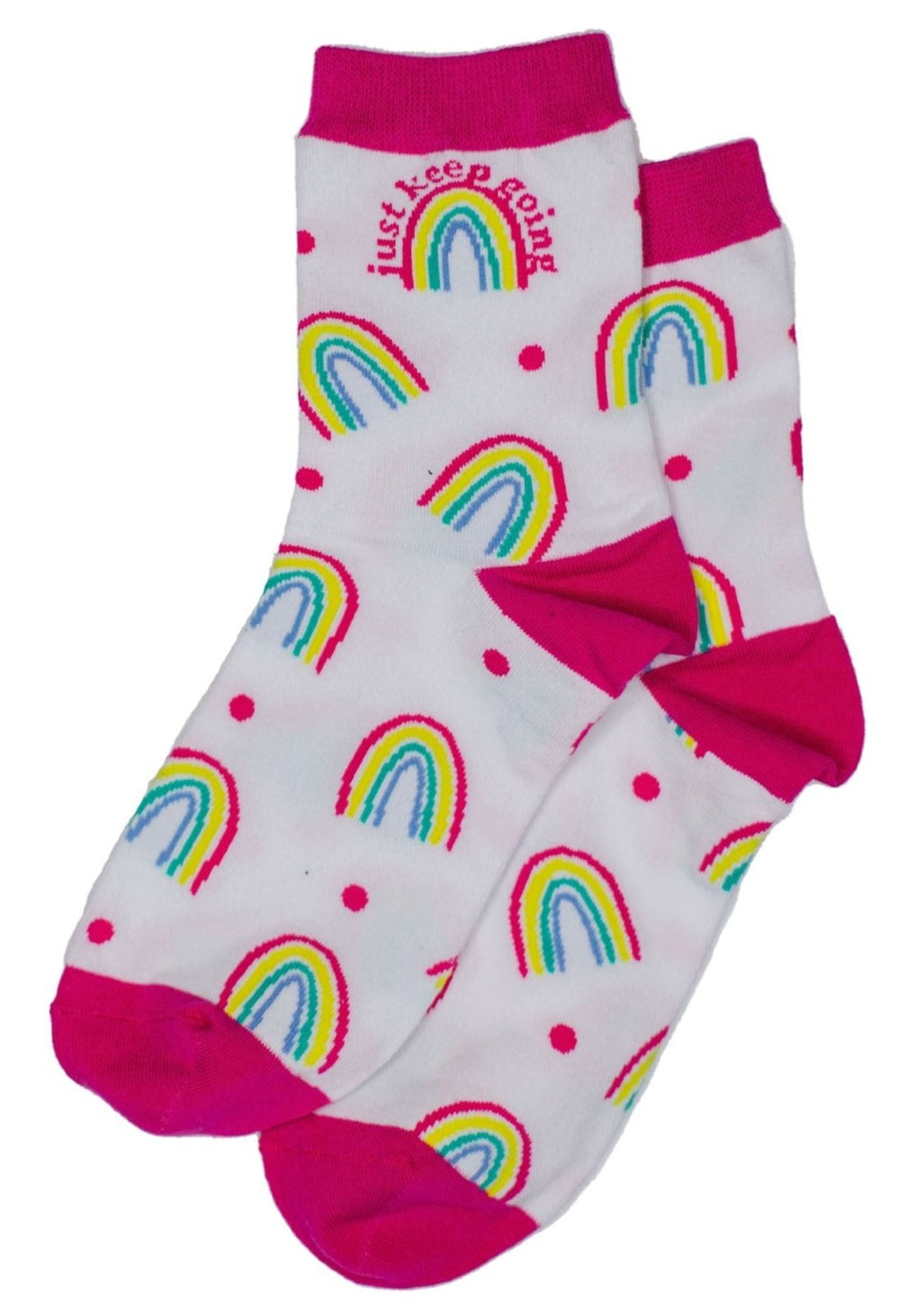 Inspirational Crew Socks Accessories Mary Square Rainbow