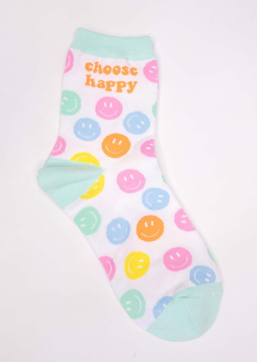 Inspirational Crew Socks Accessories Mary Square Smiley