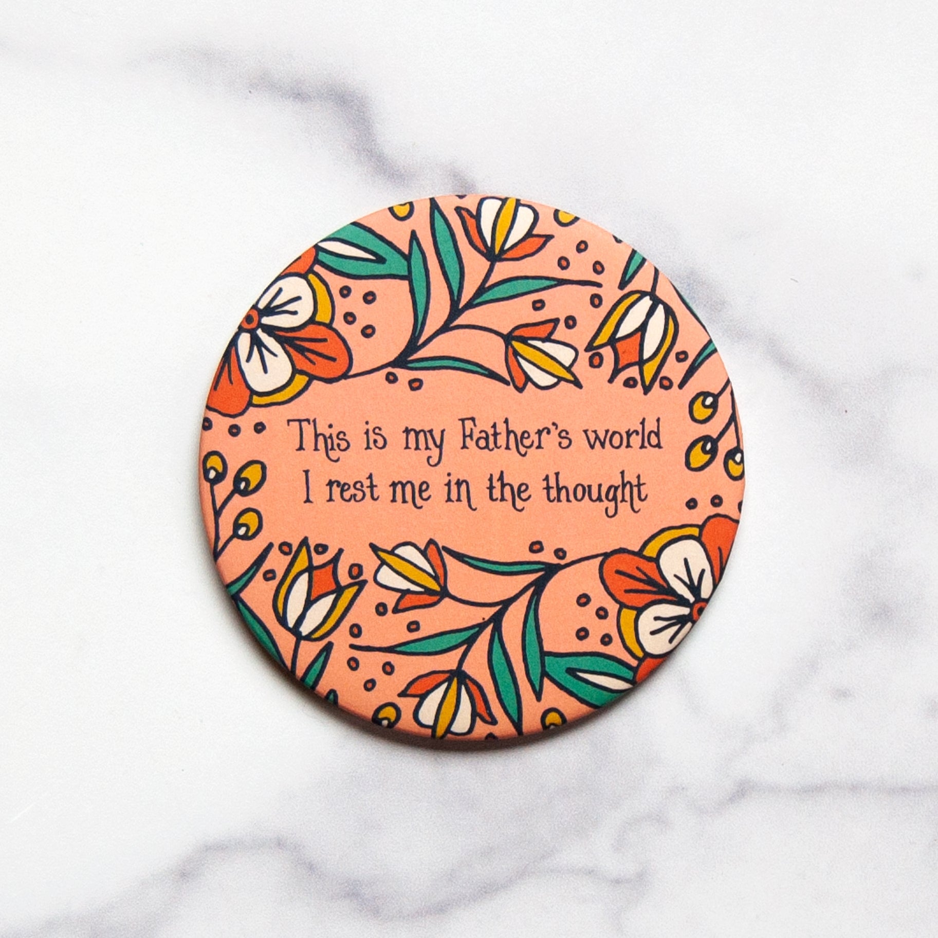 Inspirational Round Magnets - FINAL SALE Accessories Father's