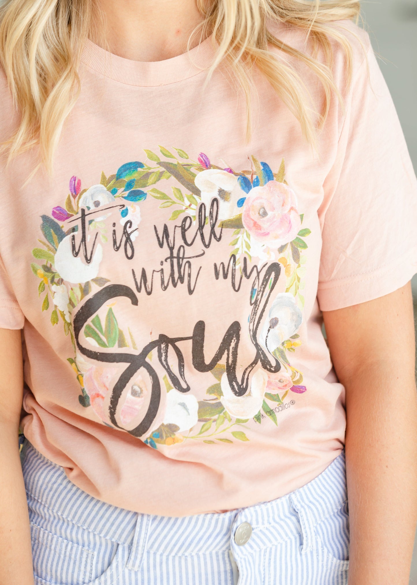 It is Well With My Soul Graphic Tee Tops