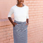 Ivory Amy Lace 3/4 Sleeve Top - FINAL SALE Tops
