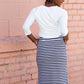 Ivory Amy Lace 3/4 Sleeve Top - FINAL SALE Tops