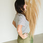 Ivory + Black Classic Stripe Tee - FINAL SALE Tops