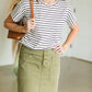 Ivory + Black Classic Stripe Tee - FINAL SALE Tops