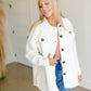 Ivory Button Down Sweater Jacket Tops Staccato