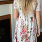 Ivory Empire Waist Floral Midi Dress - FINAL SALE Dresses