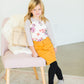 Ivory Floral Baseball Top - FINAL SALE Girls