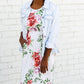 Ivory Floral Pocket Midi Dress - FINAL SALE Dresses