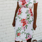 Ivory Floral Pocket Midi Dress - FINAL SALE Dresses