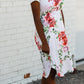 Ivory Floral Pocket Midi Dress - FINAL SALE Dresses