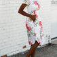 Ivory Floral Pocket Midi Dress - FINAL SALE Dresses