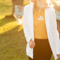 Ivory Knit Blazer - FINAL SALE Layering Essentials