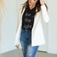 Ivory Knit Blazer - FINAL SALE Layering Essentials
