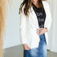 Ivory Knit Blazer - FINAL SALE Layering Essentials