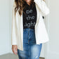 Ivory Knit Blazer - FINAL SALE Layering Essentials