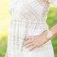 Ivory Lace Detail Midi Dress - FINAL SALE Dresses