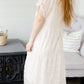 Ivory Lace Overlay Midi Dress - FINAL SALE Dresses