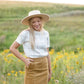 Ivory Plaid Short Sleeve Sweater Tops Polygram