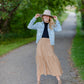 Jackie Light Wash Denim Jean Jacket Tops Thread & Supply