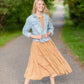 Jackie Light Wash Denim Jean Jacket Tops Thread & Supply