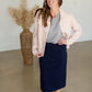 Jackie Soft Blush Denim Jacket - FINAL SALE Tops