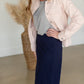 Jackie Soft Blush Denim Jacket - FINAL SALE Tops