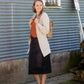 Jacquard Knit Open Front Cardigan - FINAL SALE Layering Essentials