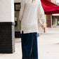 Jacquard Knit Open Front Cardigan - FINAL SALE Layering Essentials