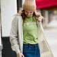Jacquard Knit Open Front Cardigan - FINAL SALE Layering Essentials