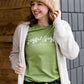 Jacquard Knit Open Front Cardigan - FINAL SALE Layering Essentials