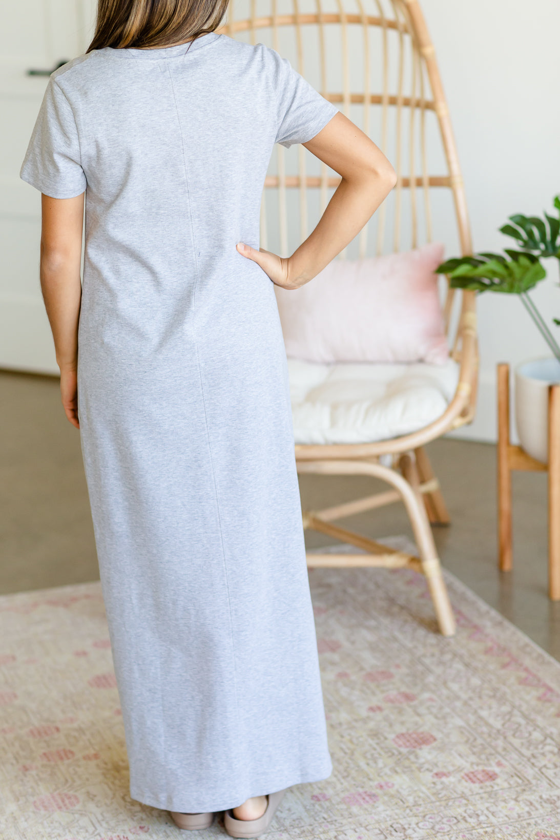 Jane Gray T-Shirt Maxi Dress - FINAL SALE Dresses