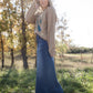 Jessa Vintage Wash Button Front Long Denim Skirt Skirts Inherit