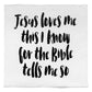 Jesus Loves Me Organic Cotton Swaddle Home + Lifestyle