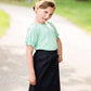 little girls modest purple, mint or black denim midi skirt