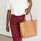 Joey Burgandy Stretch Waist Midi Skirt - FINAL SALE Skirts
