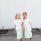 Joey Mint Stretch Waist Girls Midi Skirt - FINAL SALE Skirts