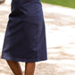 Joey Navy Stretch Waist Midi Skirt - FINAL SALE Skirts