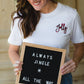 Jolly Buffalo Check Graphic Tee - FINAL SALE Tops