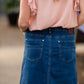 Joy A-Line Long Denim Jean Skirt - FINAL SALE Skirts