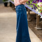 Joy A-Line Long Denim Jean Skirt - FINAL SALE Skirts