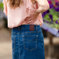 Joy A-Line Long Denim Jean Skirt - FINAL SALE Skirts