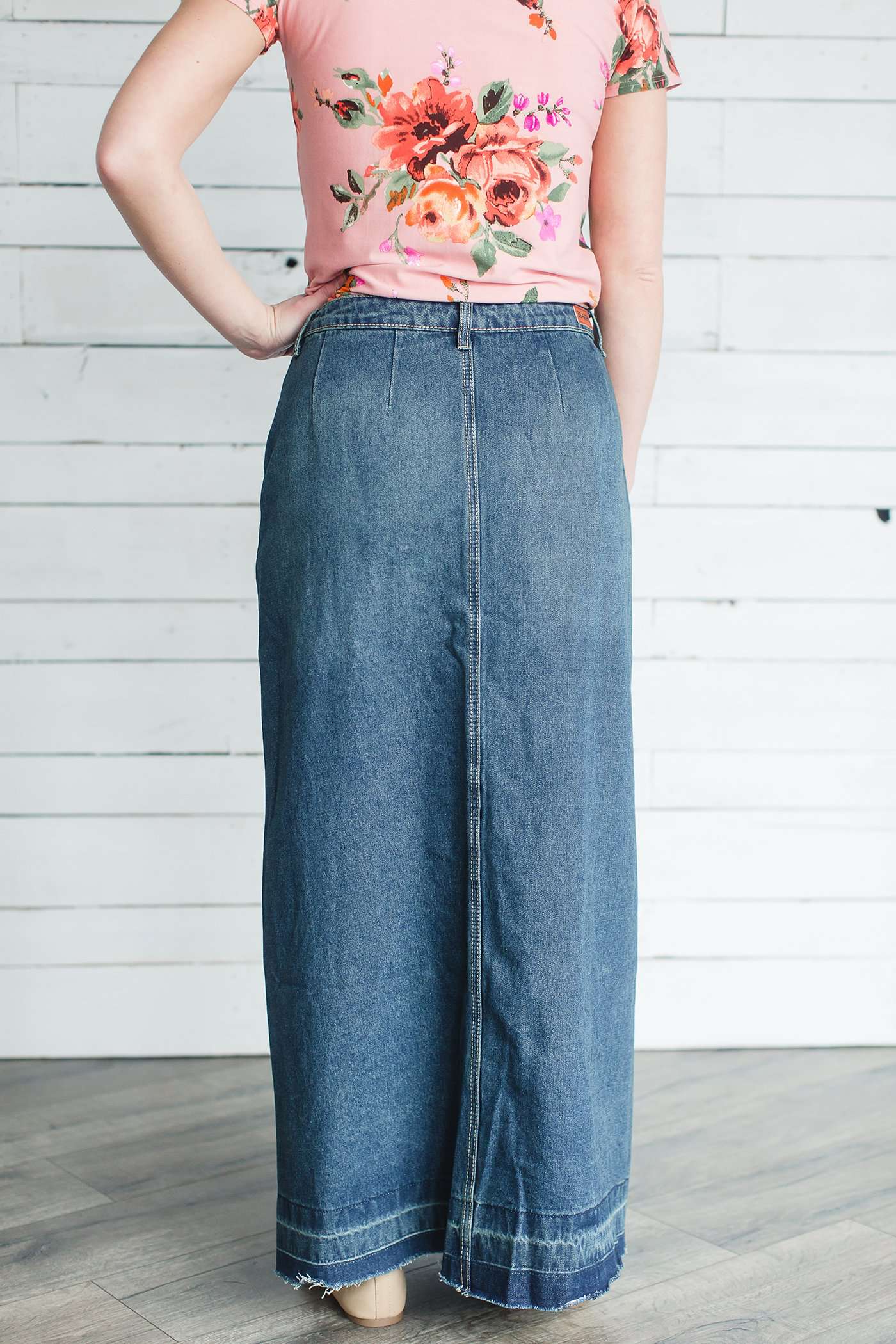 Julia Long Denim Skirt - FINAL SALE Skirts